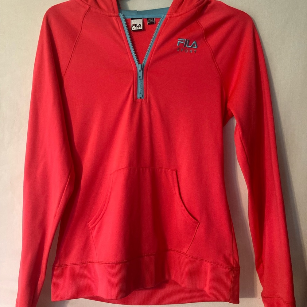 Fila Sport Girls’ Size XL (16) 1/4 Zip Sweatshirt